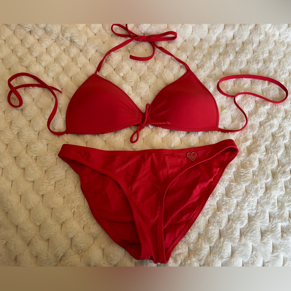 Red Bikini Set Size Small